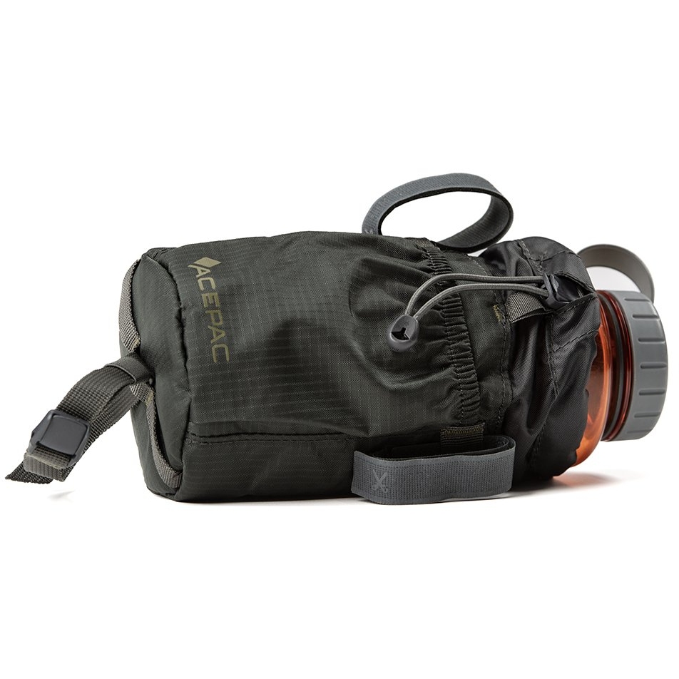 Acepac Fat Bottle Handlebar Bag MKIII - 1L - grey