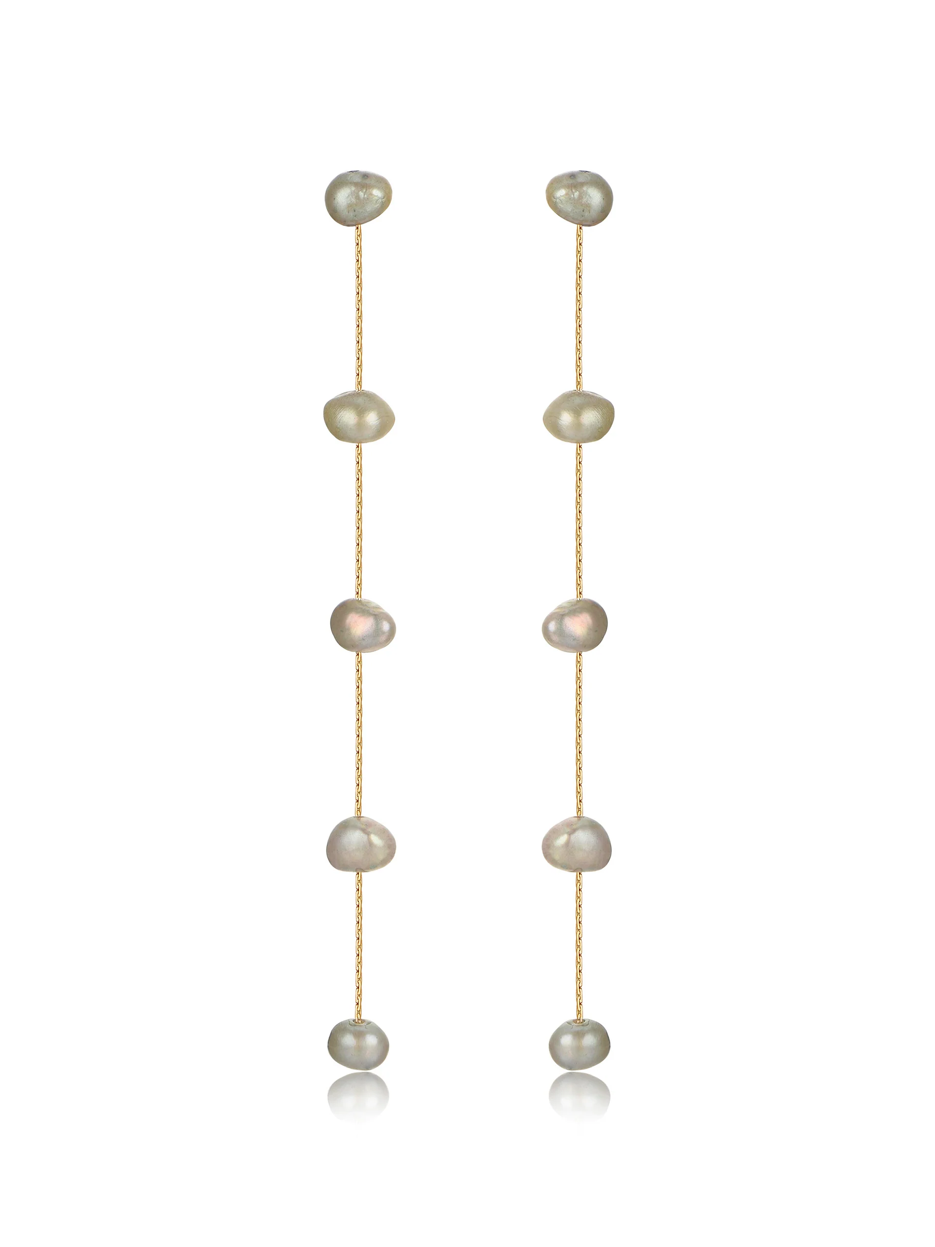 Dripping Pearl Delicate Drop Earrings