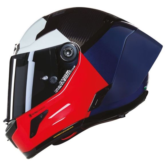 Nolan X-804 RS Full-Face Helmet - ULTRA CARBON - BLOCCO - Carbon / RedRef: NL1623-CARR