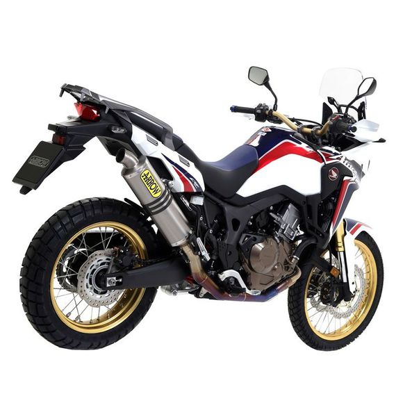 Arrow Maxi Race tech Titanium silencer with stainless steel end capRef: 72621PO