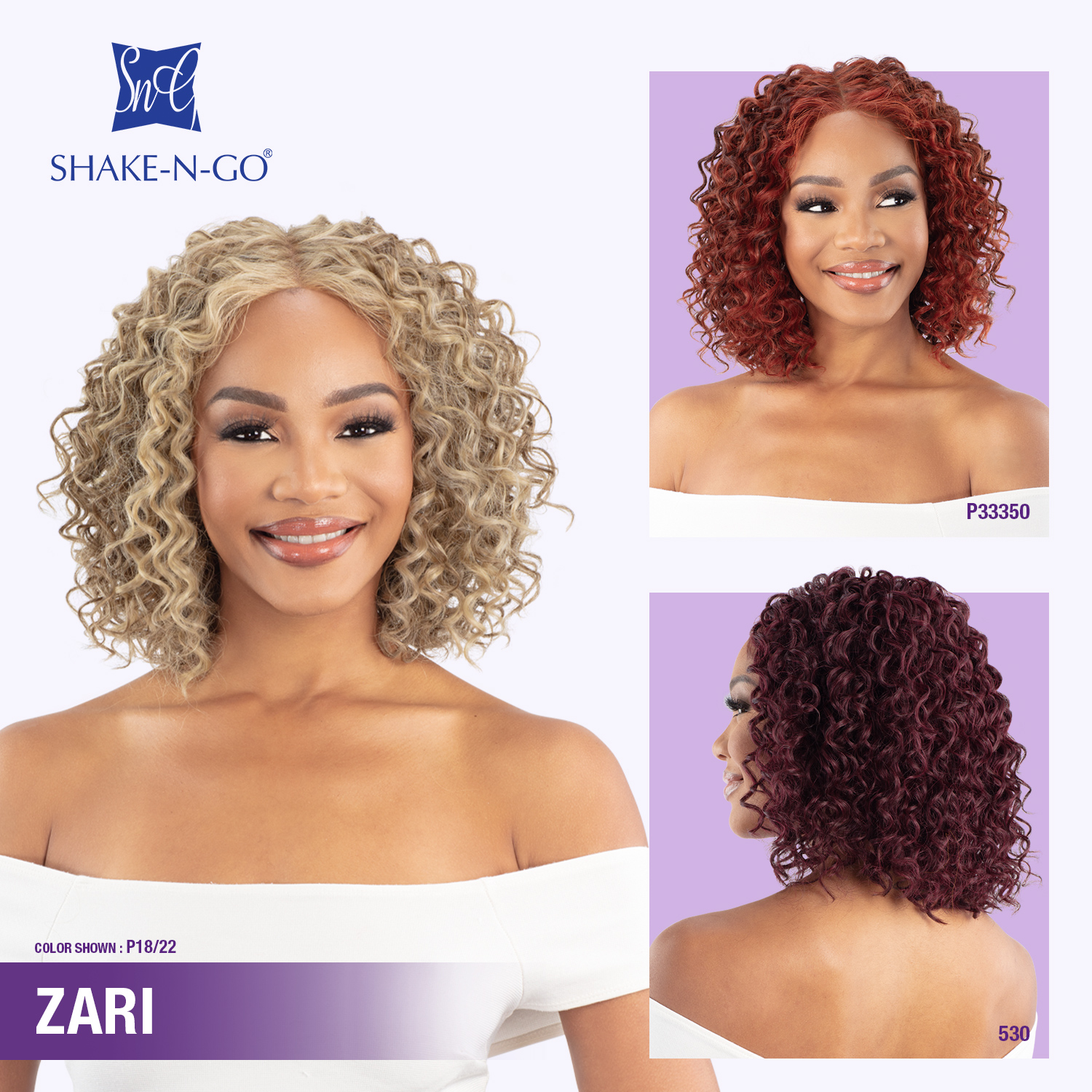 Shake-N-Go HD Lace Frontal Wig Snatched Glueless Zari