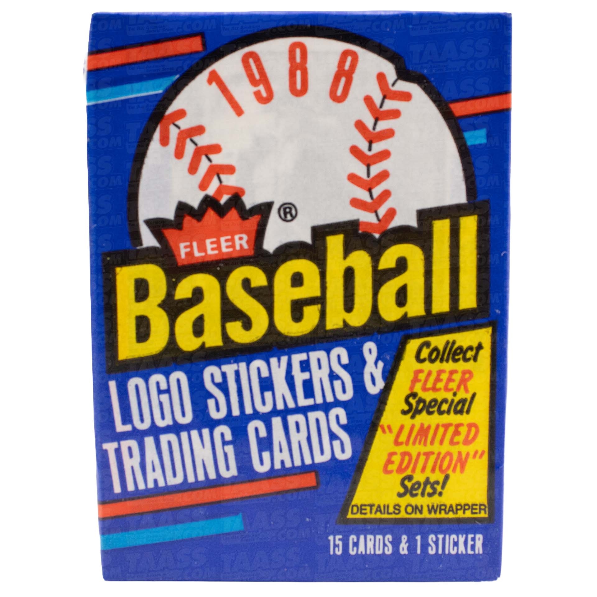 1988 Fleer Baseball Vintage MLB Hobby Pack