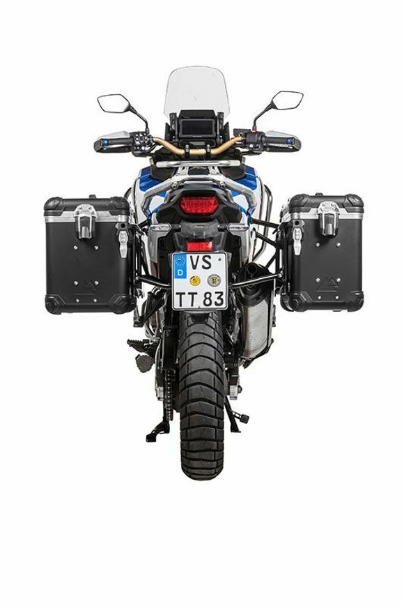 Touratech suitcase Complete kit ZEGA Evo 38/45 - Gray support included - Gray anodizedRef: Trt01819A / 01-403-7836-0