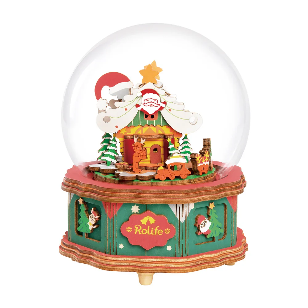 Robotime DIY Music Box; Christmas Town AM46