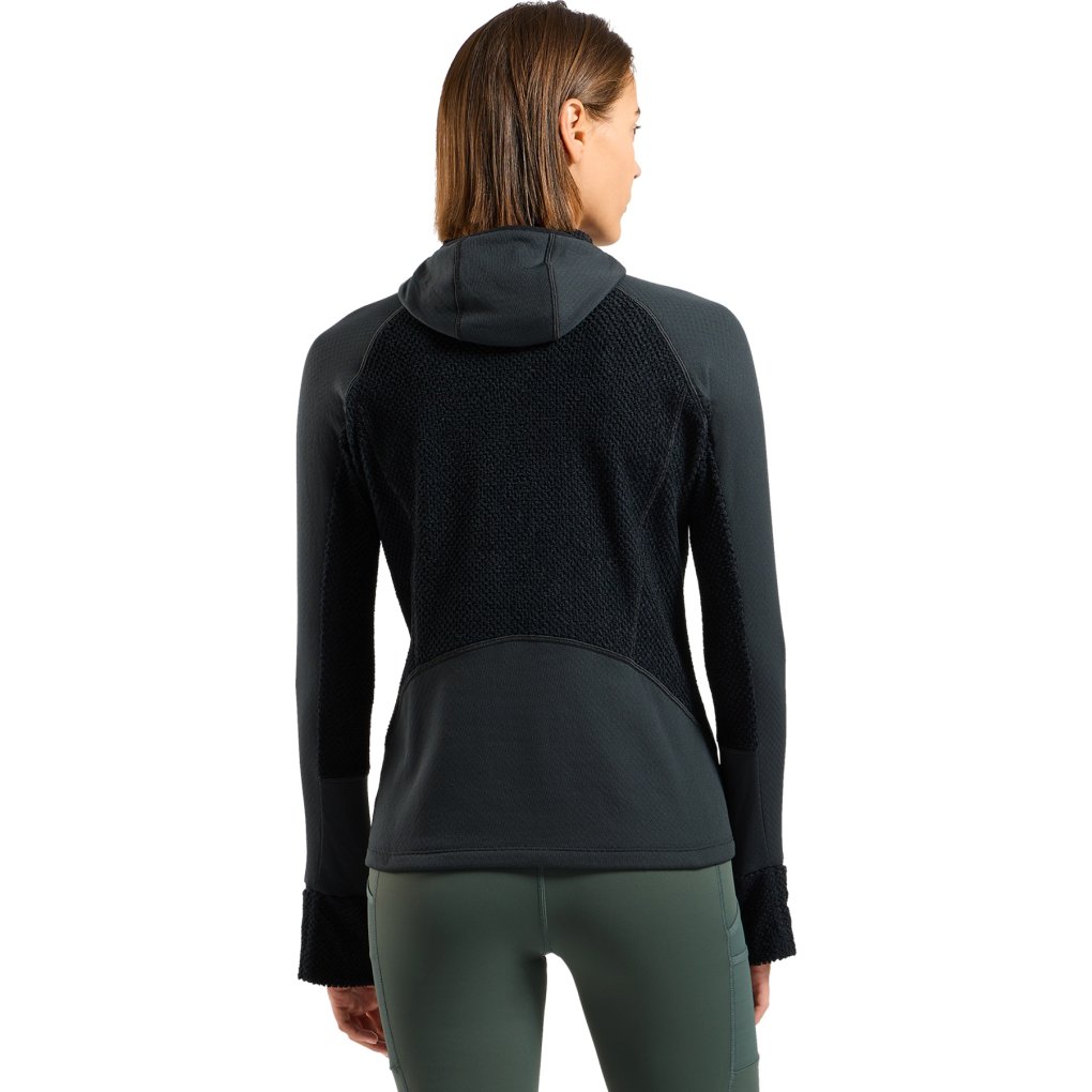 Odlo X-Alp Half-Zip Hooded Trail Running Mid Layer Women - black