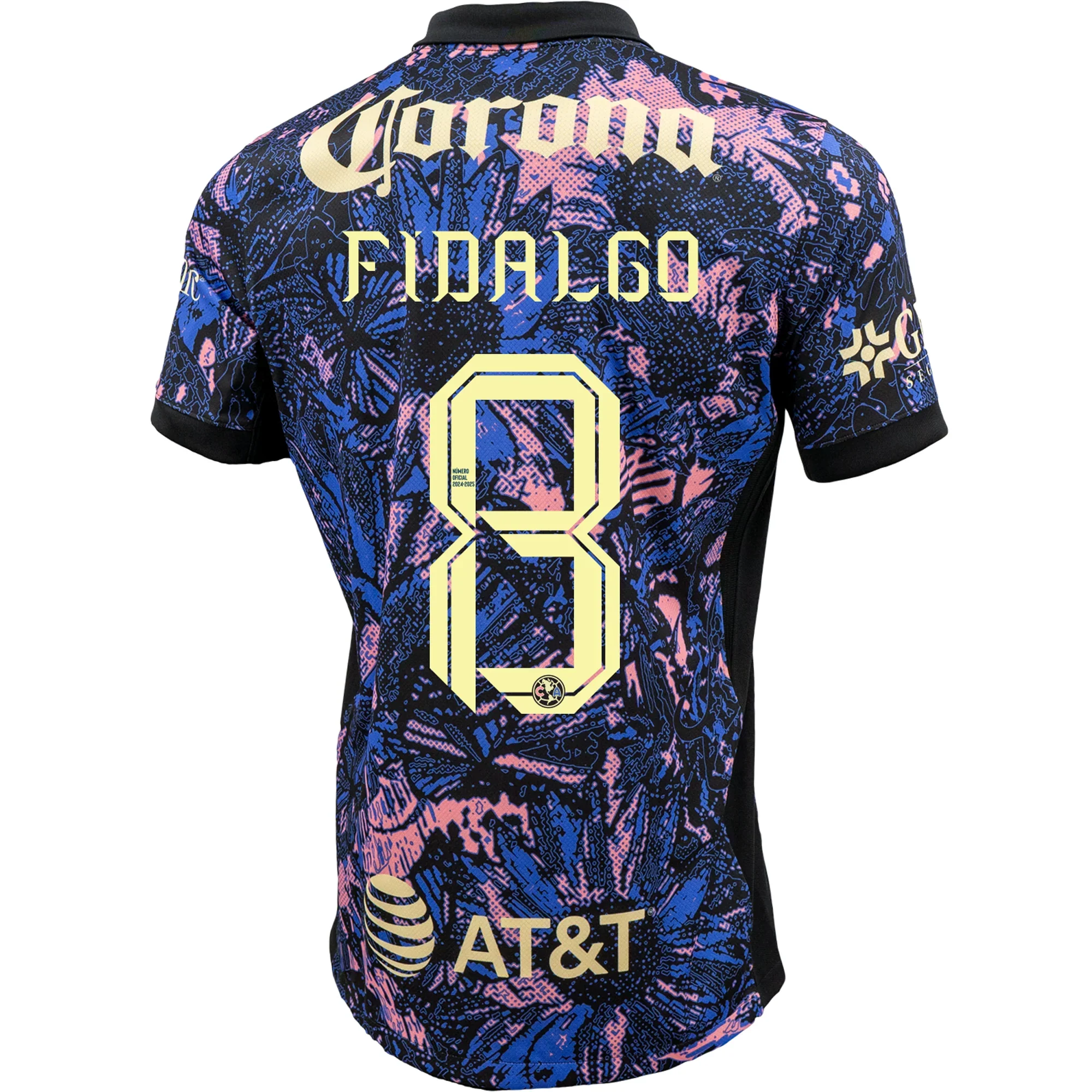 Club America Álvaro Fidalgo Third Jersey 24/25 (Medium Blue/Black/Lemon Chiffon)