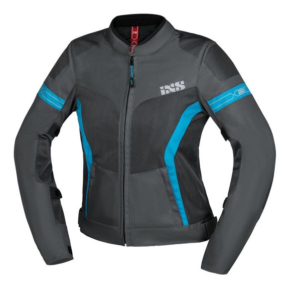 Blouson Moto IXS TRIGONIS-AIR FEMME - Gris / BleuRef : IS1045