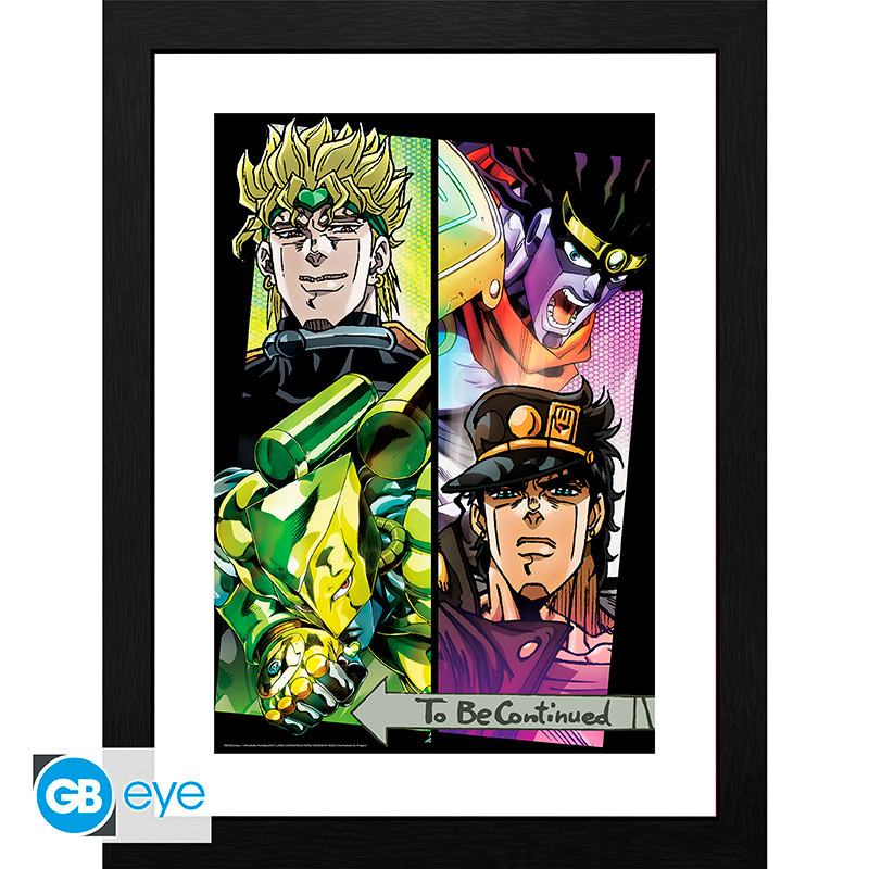 JOJO'S BIZARRE ADVENTURE Framed print Dio & Jotaro