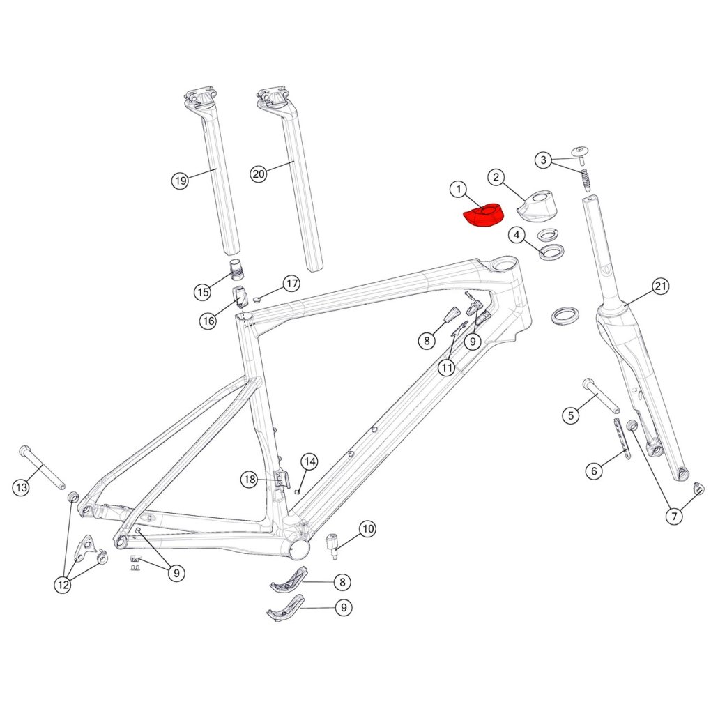 BMC Topcone Low for Roadmachine 01 (as from 2017) - 300713
