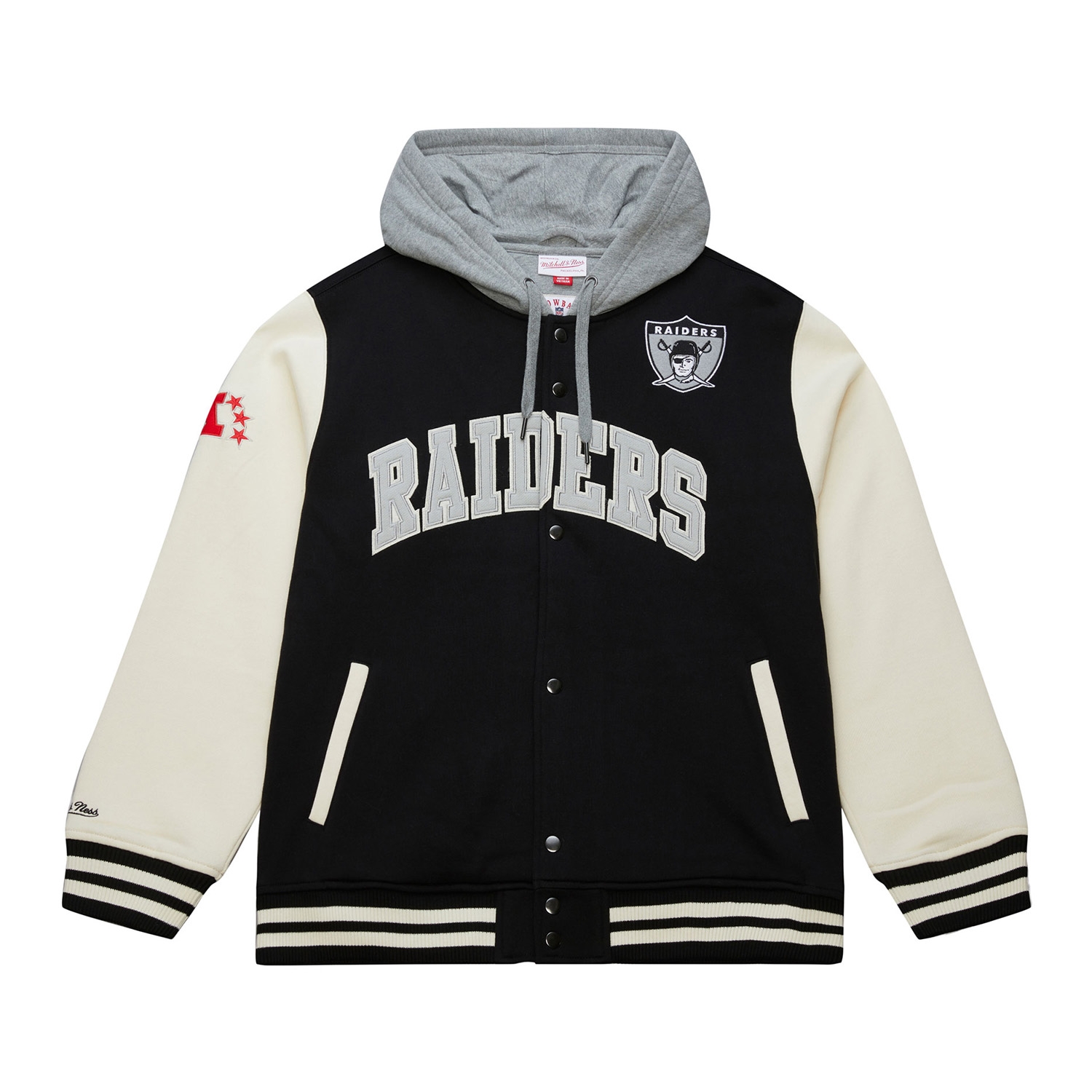Oakland Raiders Courtside Fleece Full-Snap NFL Jacket