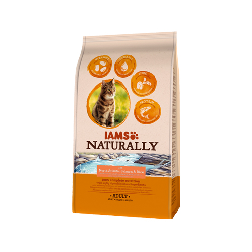 IAMS Naturally Cat - Salmon & Rice - 700g
