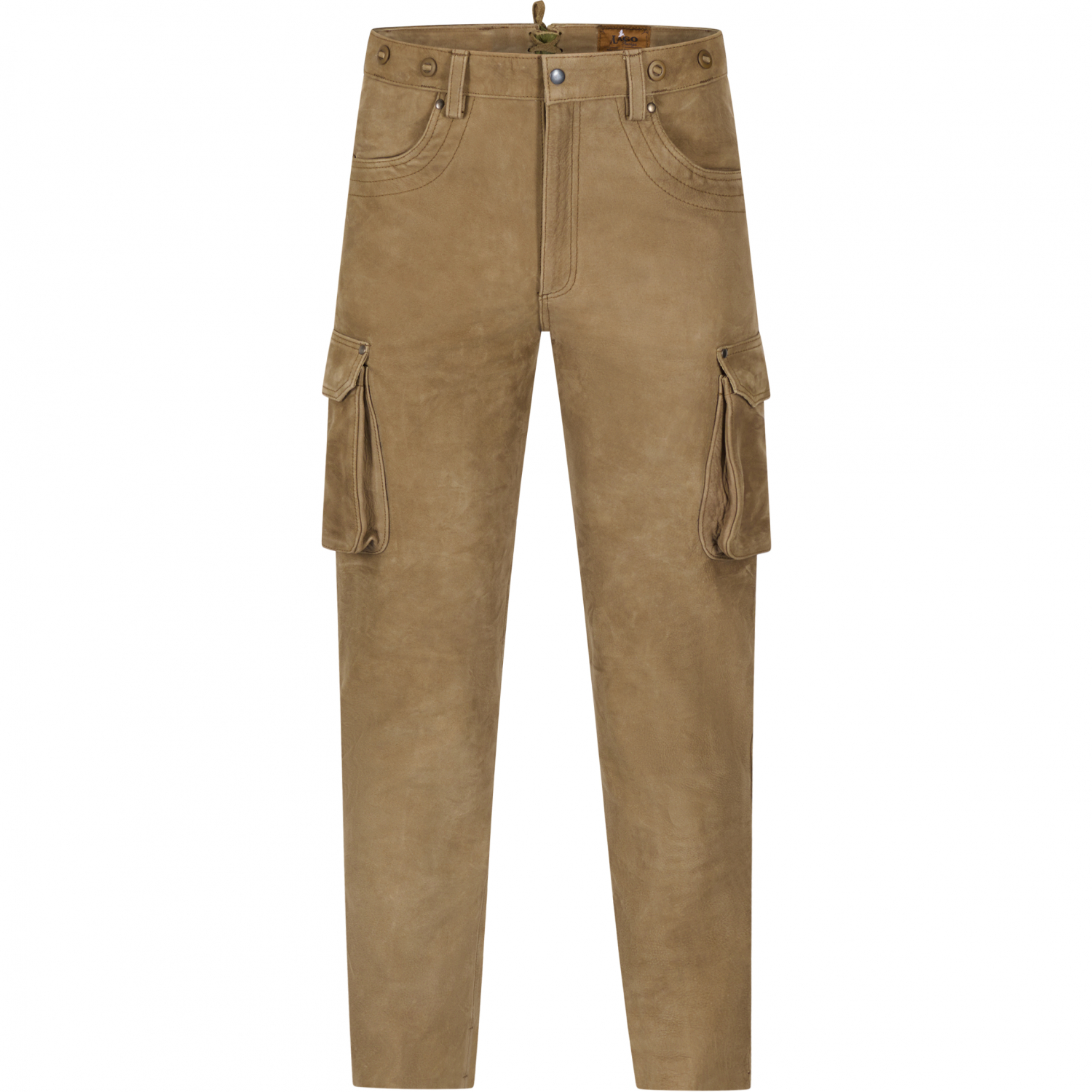 il Lago Prestige Leather Trousers Zermatt Men (Brown)
