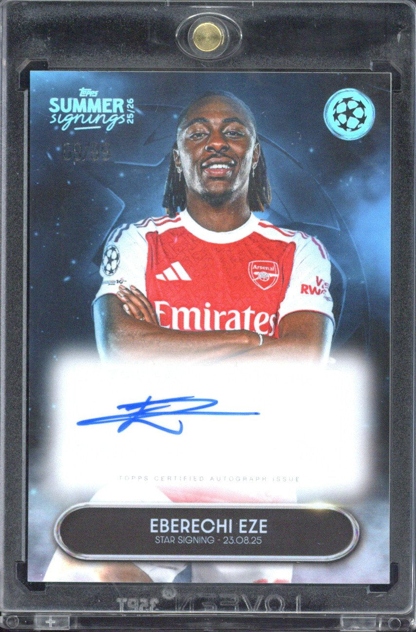 2025-26 Topps Summer Signings Eberechi Eze Autograph /99