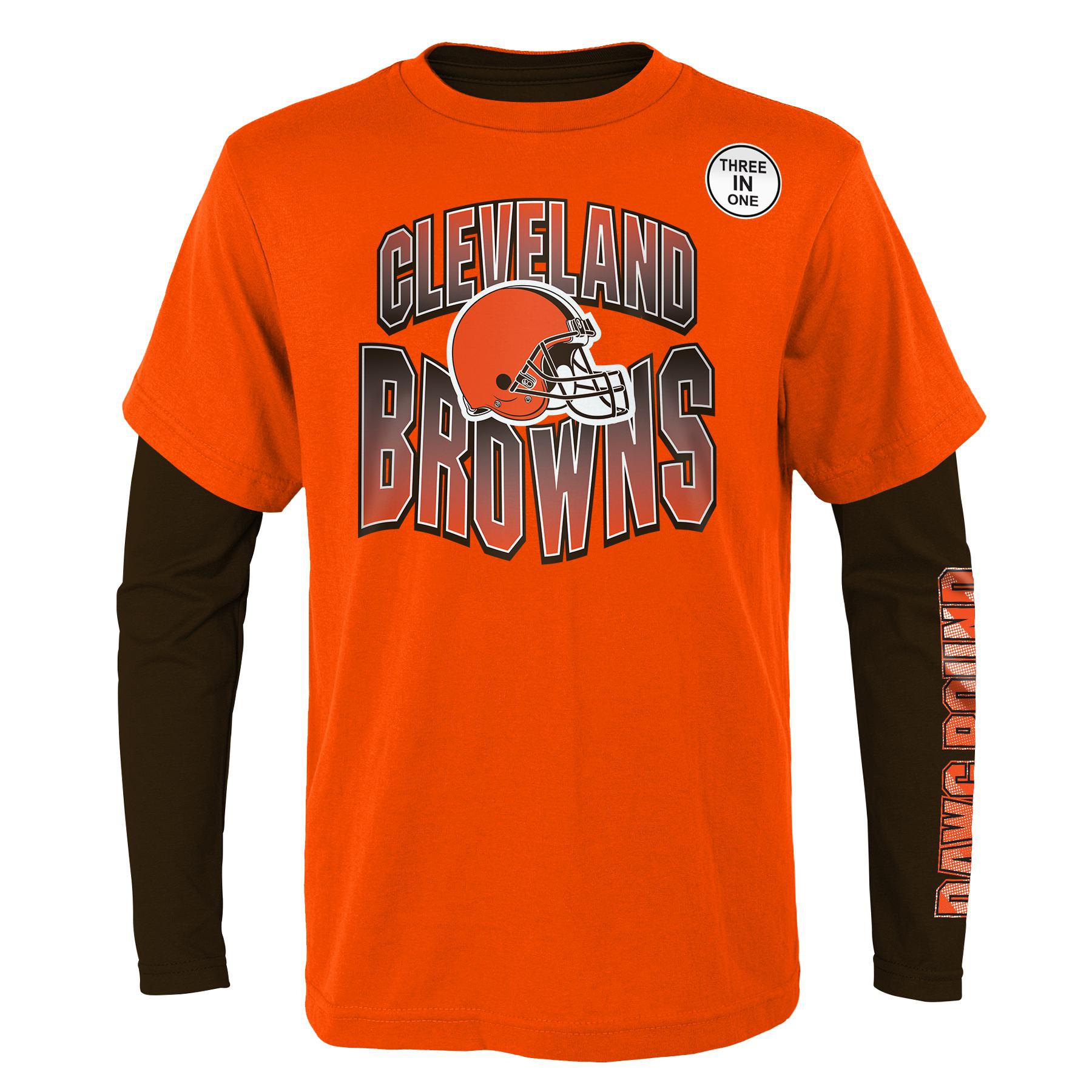Cleveland Browns Game Day 3-in-1 Combo NFL Shirt (YOUTH)