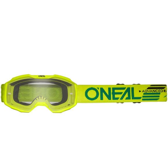 Masque cross O'Neal B-10 YOUTH - SOLID V24 - CLEAR - Noir / JauneRef : OL1938