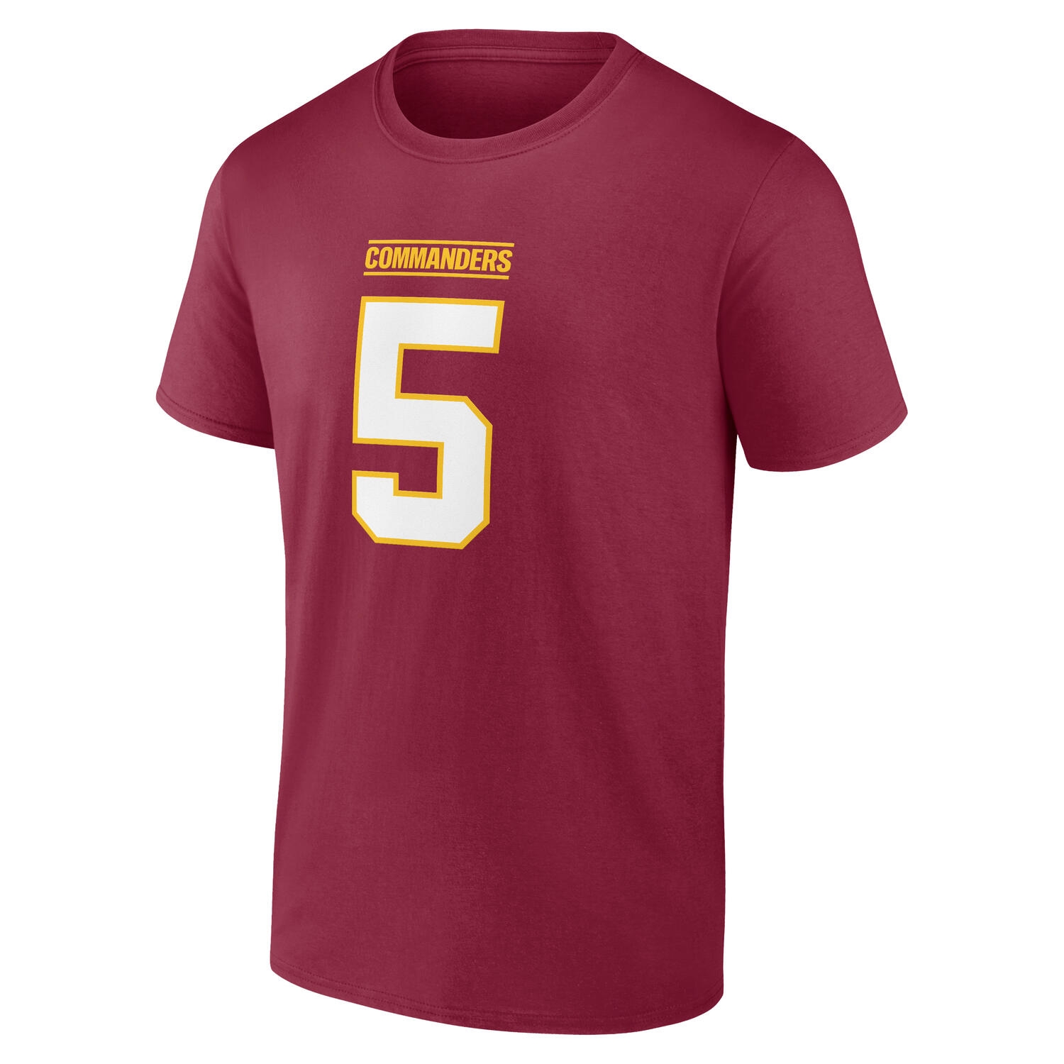 Jayden Daniels #5 Washington Commanders Player NFL T-Shirt Red