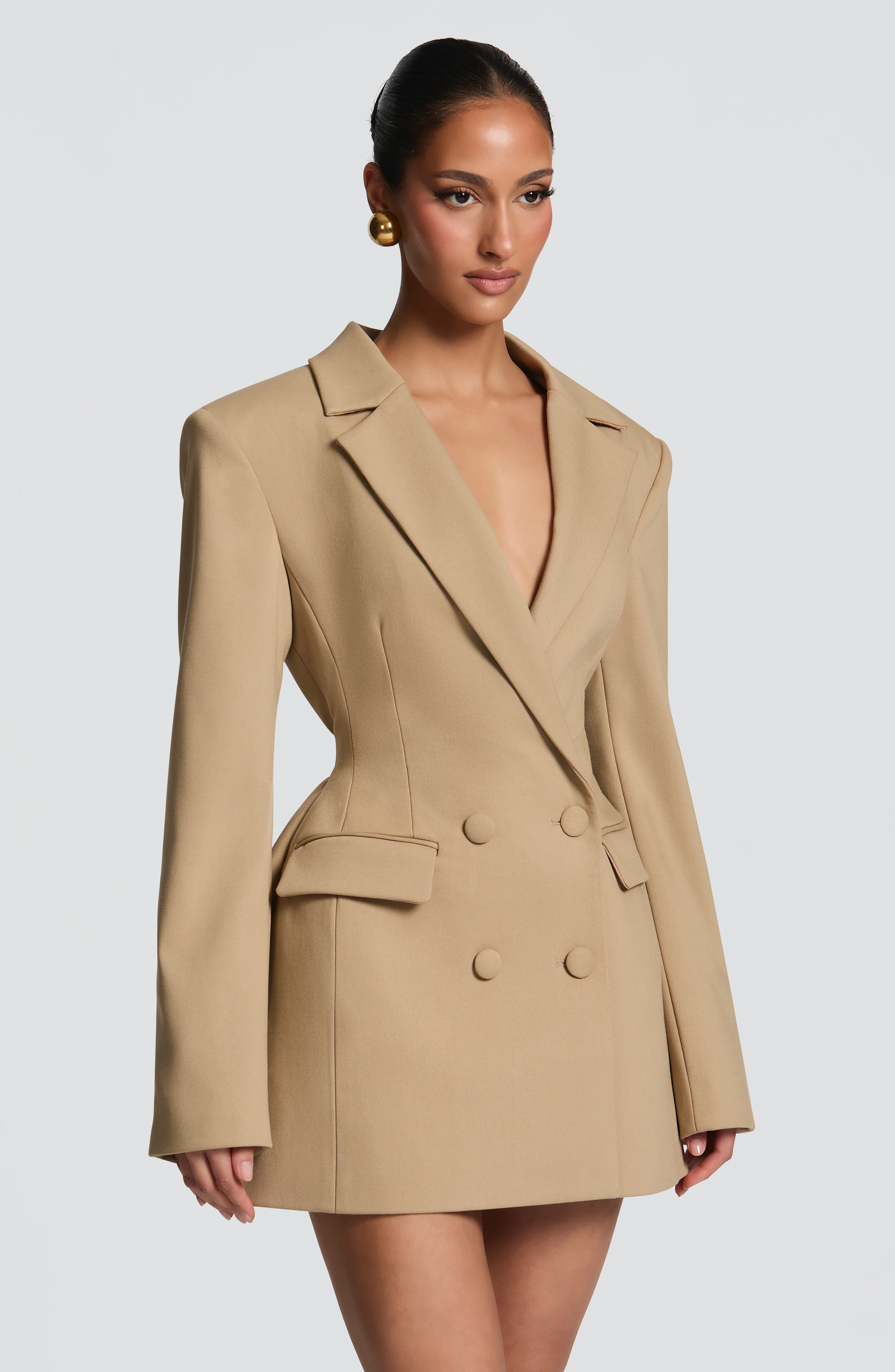 Elvira Mini Dress - Sand