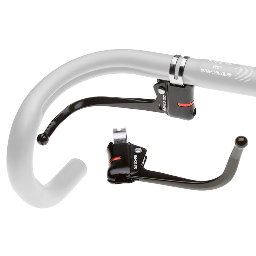Dia Compe DC139 Guidonnet Brake Levers - 23.8mm - black