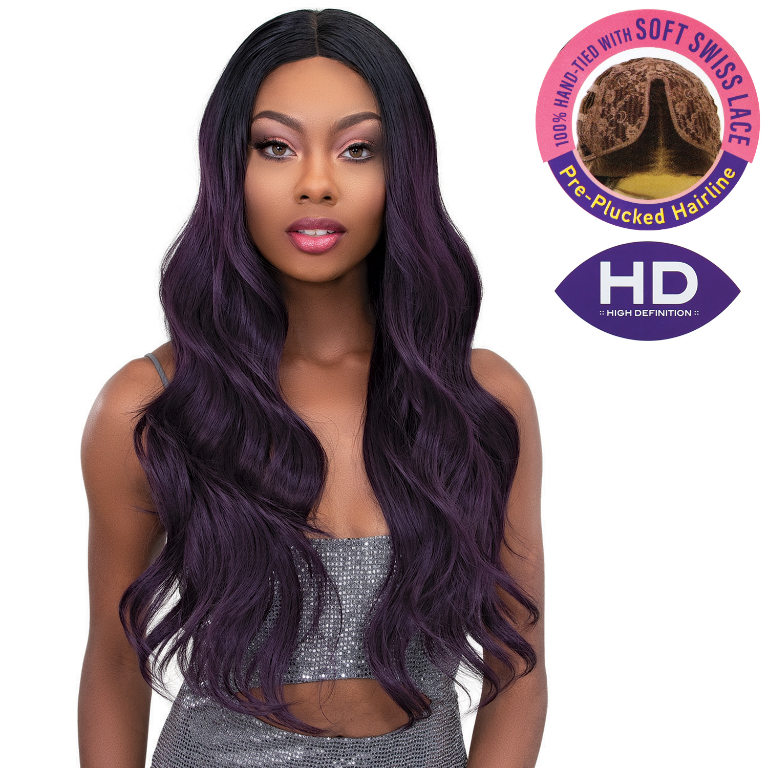 Janet Collection Melt Extended HD Swiss Lace Front Wig Bella