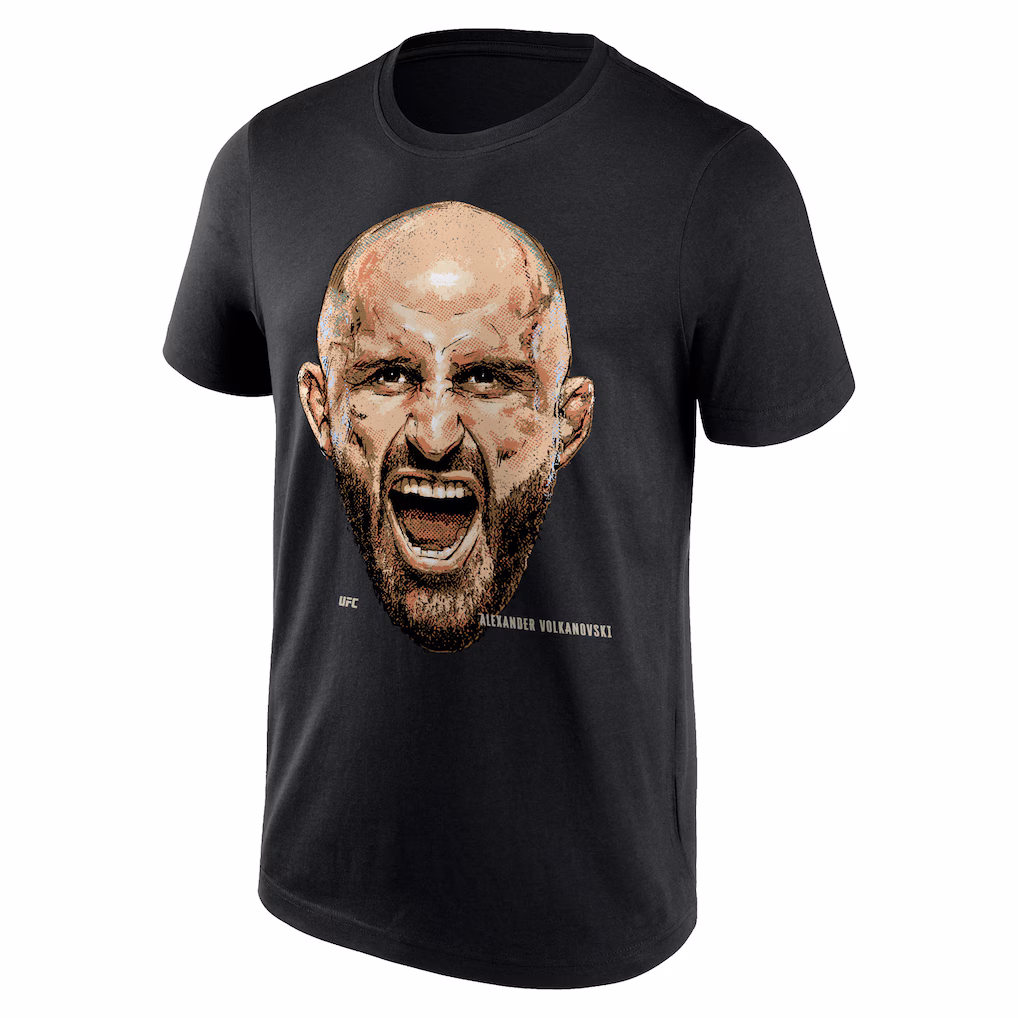 UFC Alexander Volkanovski Portrait T-Shirt - Black - Mens