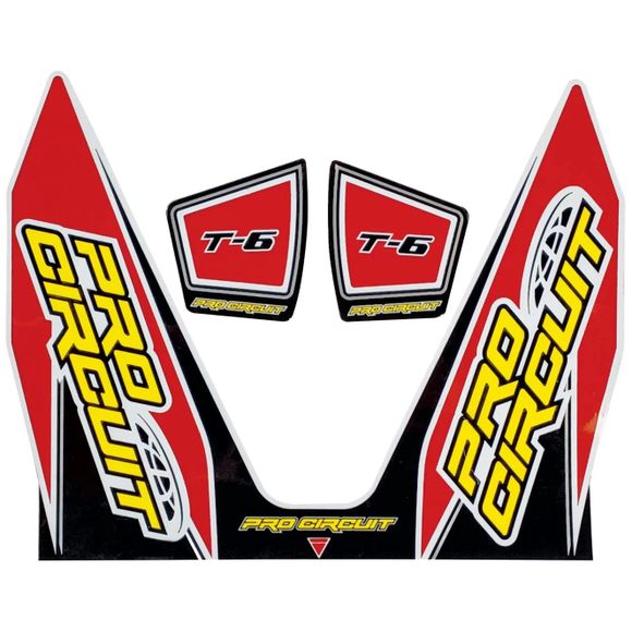 Pro Circuit T6 Universal - Black / Red StickersRef: PC0095 / 18602272