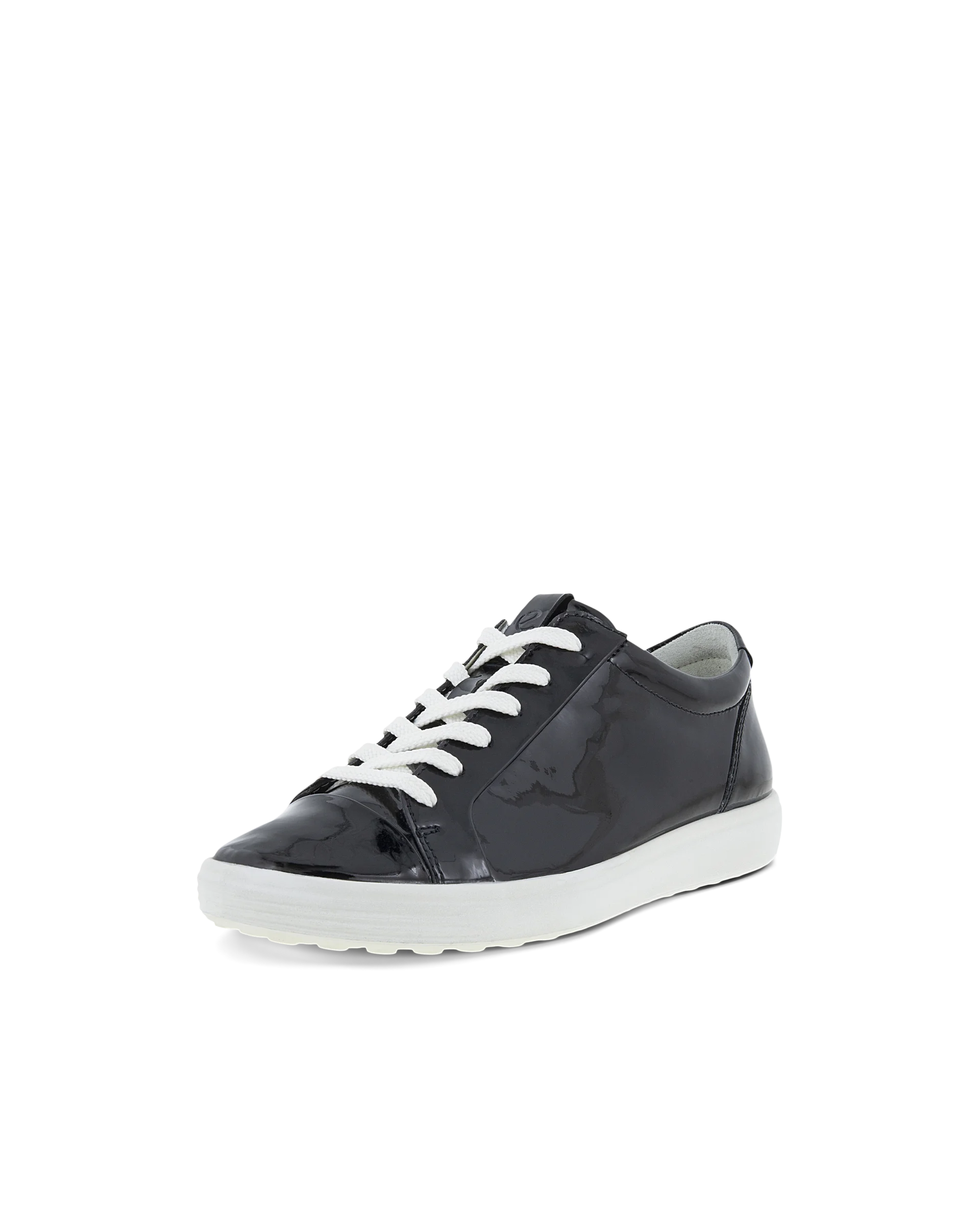 ECCO SOFT 7 W Damen Ledersneaker Schwarz