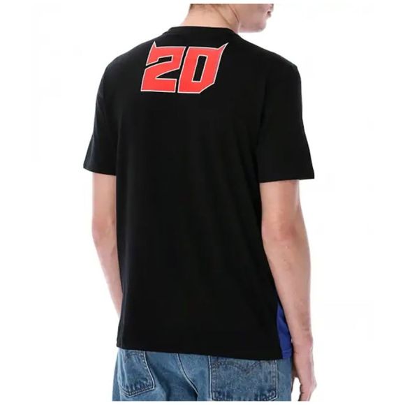 Kenny Fabio Quartararo El Diablo short sleeve t -shirts - Black / blueRef: KE2494