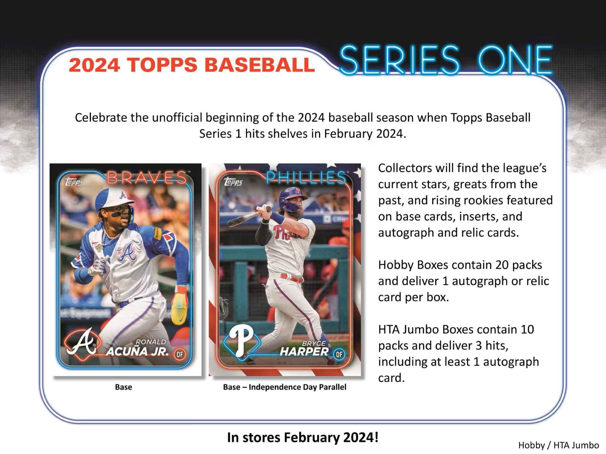 2024 Topps Series 1 Baseball MLB Hobby Box