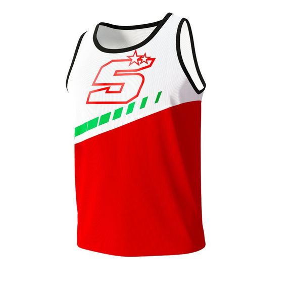 Ixon tt1 zarco 24 tank top - red / whiteRef: IX2075