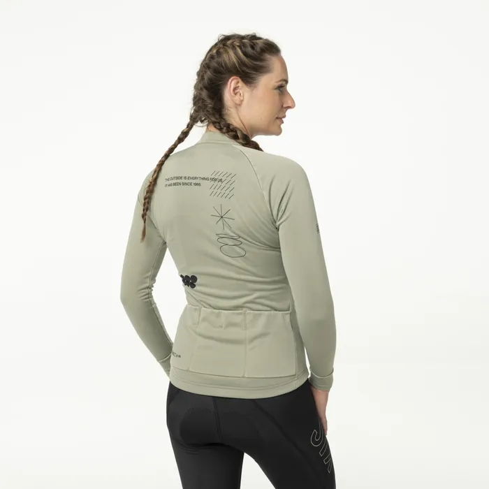 AGU SIX6 Classic Long Sleeve Jersey Women - grass roots green