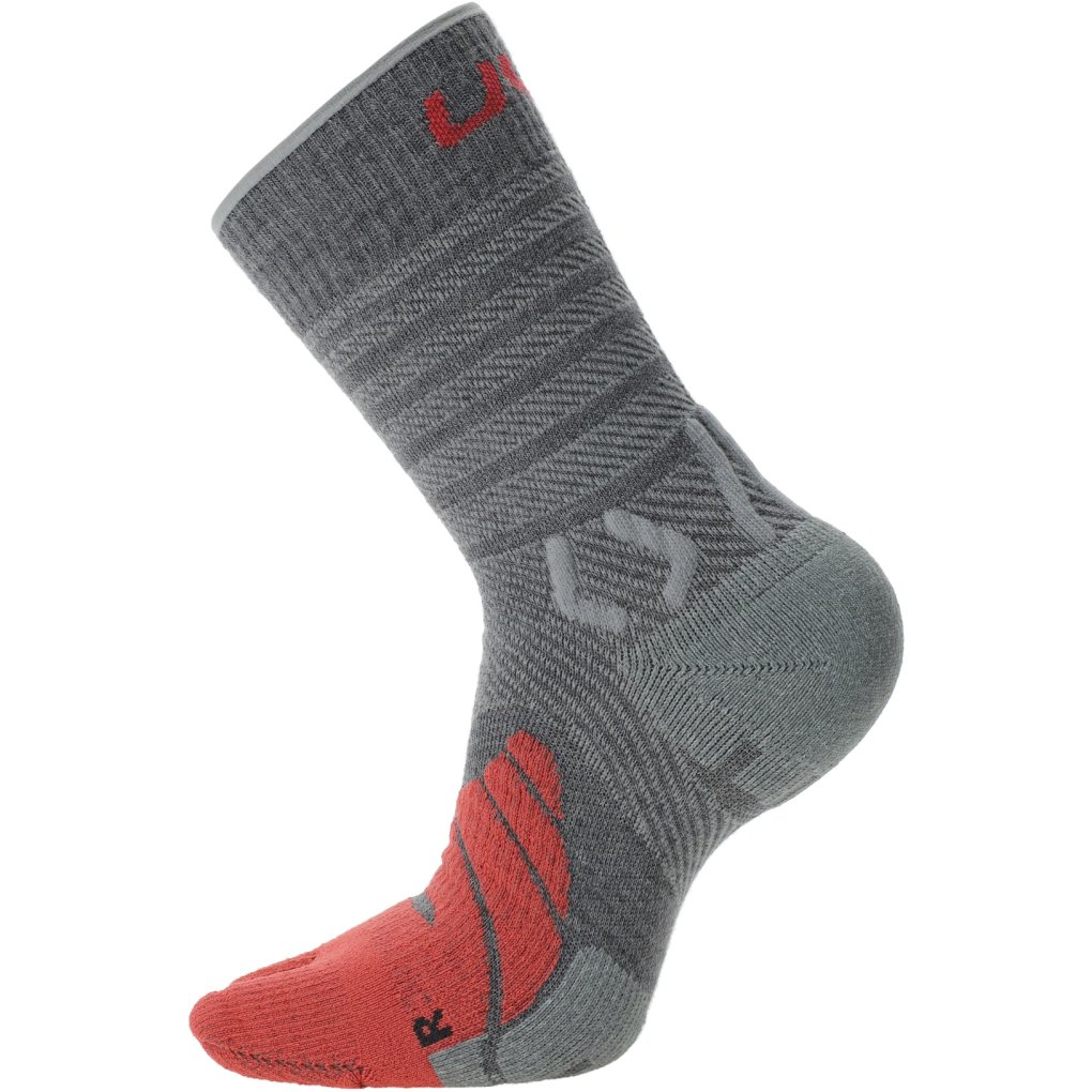 UYN Trekking Five Socks Women - Grey/Pink