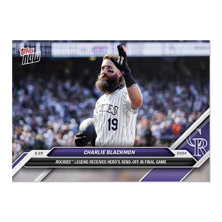 Charlie Blackmon - 2024 MLB Topps NOW® Card 774