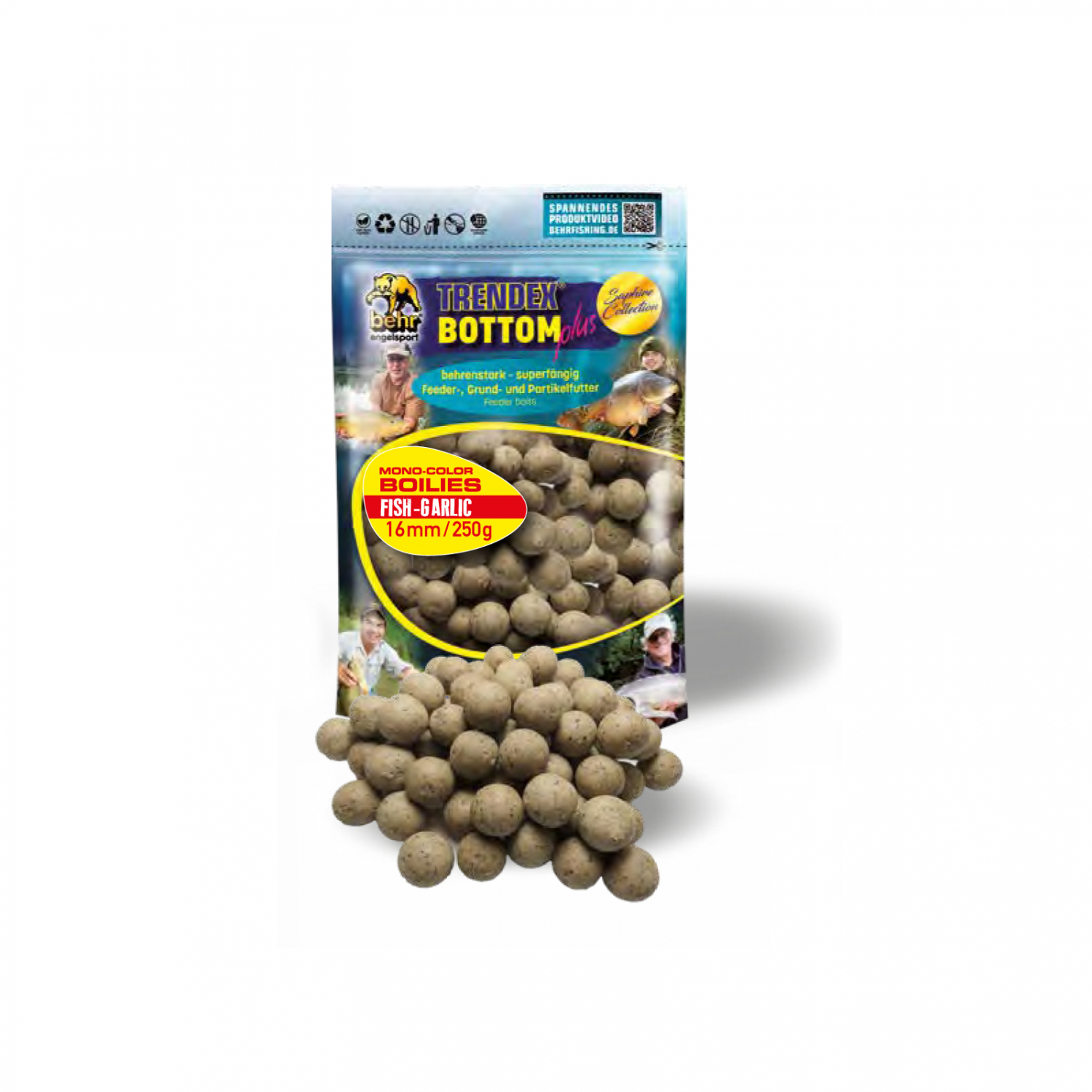 Trendex Mono-Colour Boilies (Fish-Garlic)