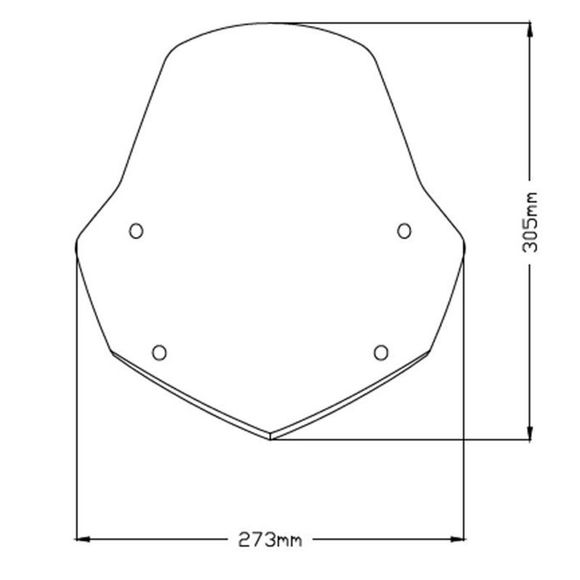 Puig SPORT windshield - BlackAPRILIA 900 SHIVER 900 - 2017 - 2021Ref: 3767