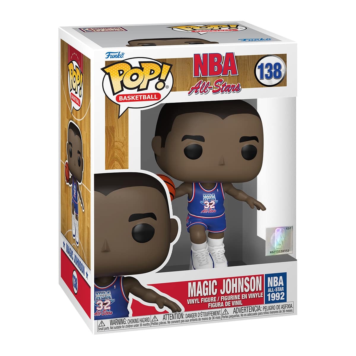 Magic Johnson 1992 NBA All-Star Game #138 Funko POP! Vinyl NBA Figure