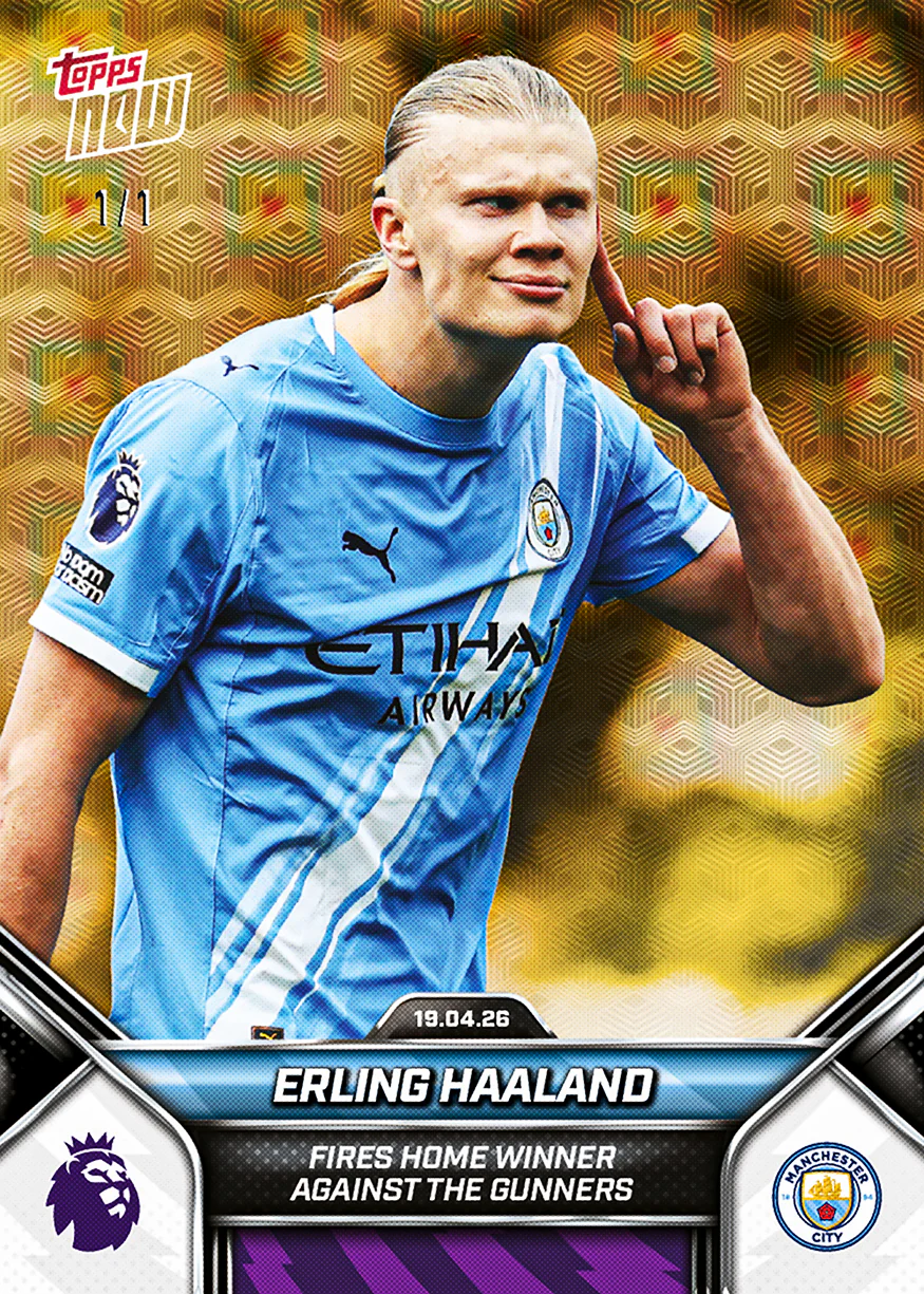 Erling Haaland - 2025-26 Premier League Topps NOW® - Card 176