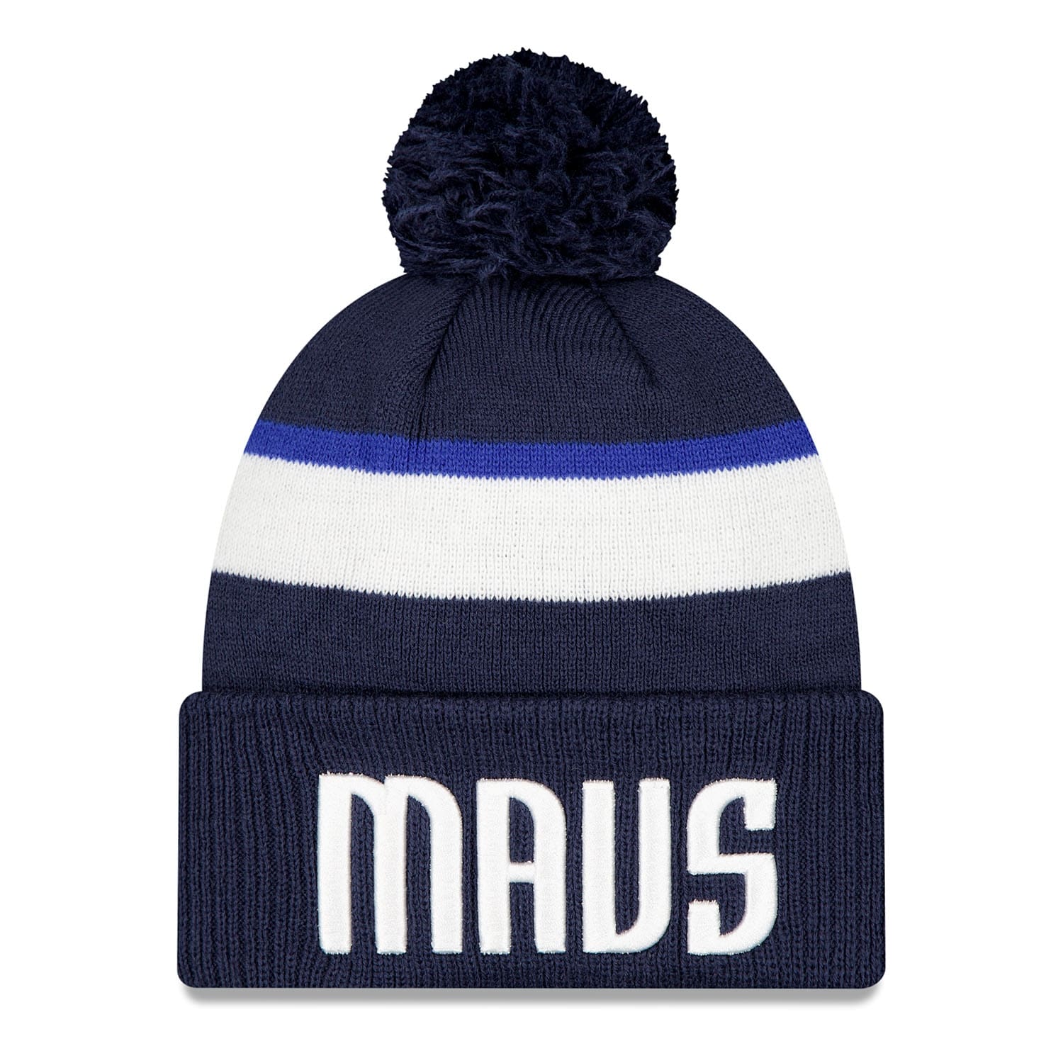 Dallas Mavericks 2025-26 NBA Statement Edition Knit Hat Navy