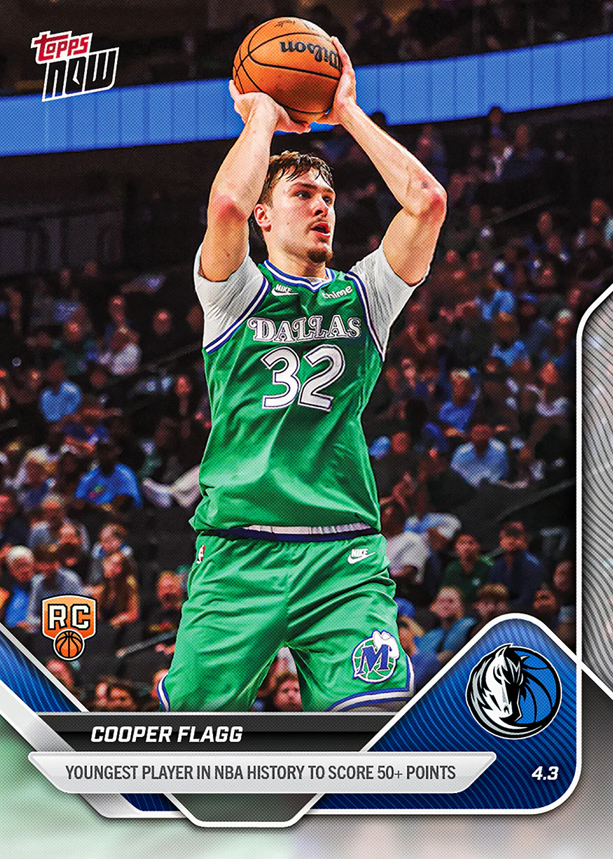 Cooper Flagg - 2025-26 NBA Topps NOW® - Card 241
