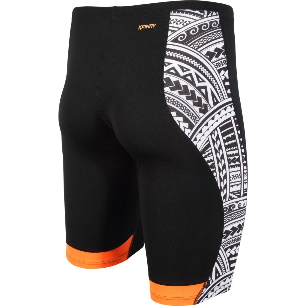 Zone3 Kona Speed Jammers Men - Tribal Print - black/white/orange