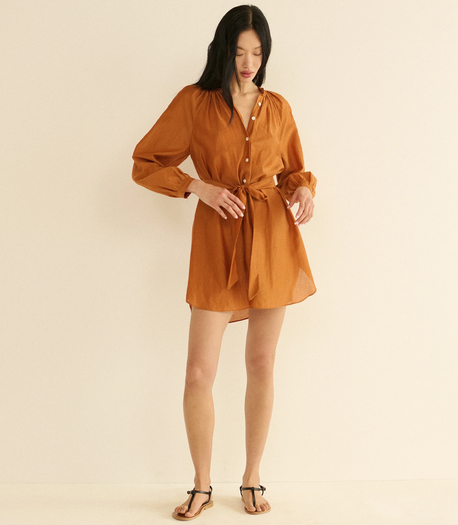 Juliet Mini Tunic Dress - Coconut