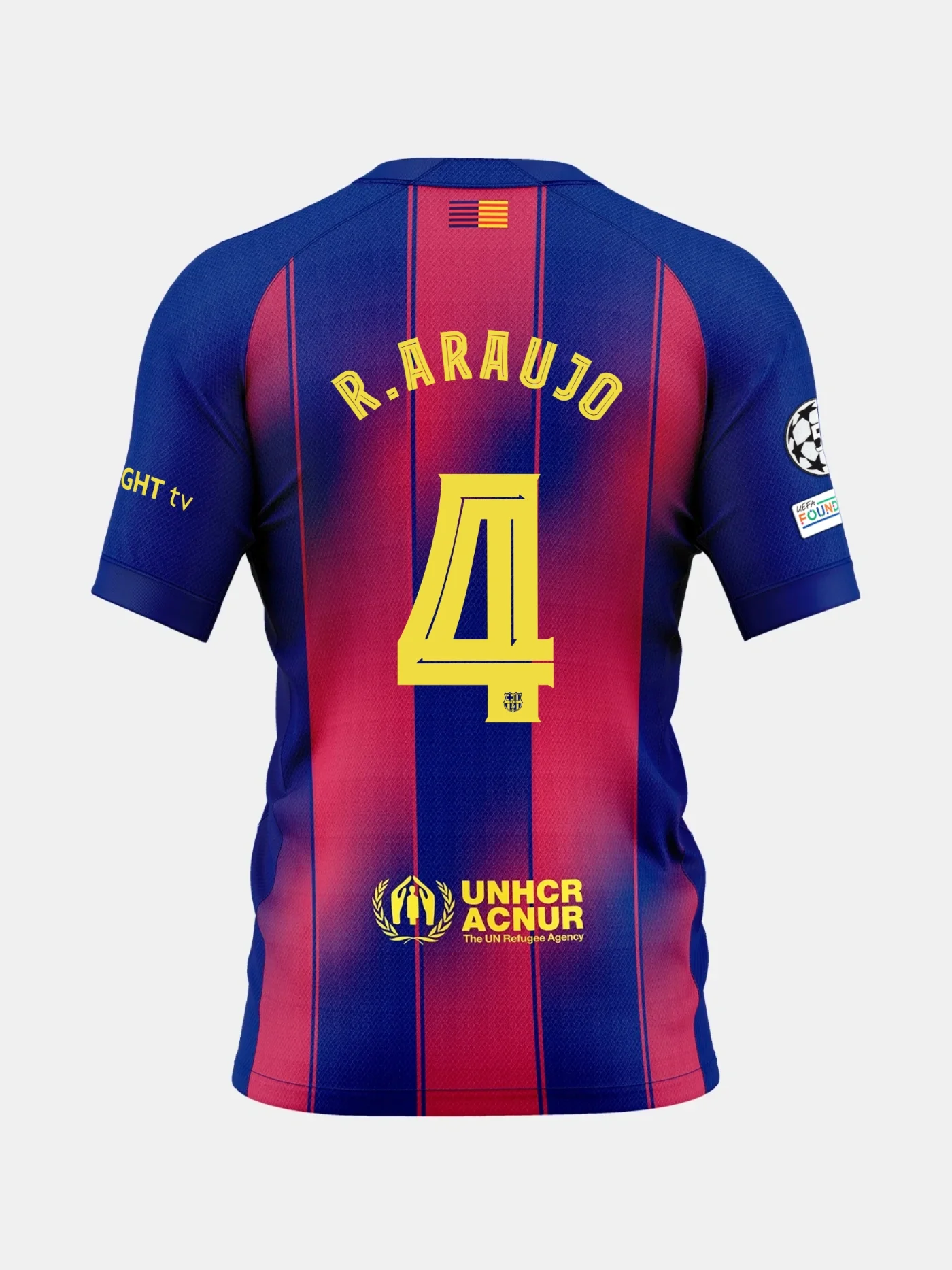R. Araujo | Ucl Women'S Home Jersey 25/26 Fc Barcelona - Player'S Edition