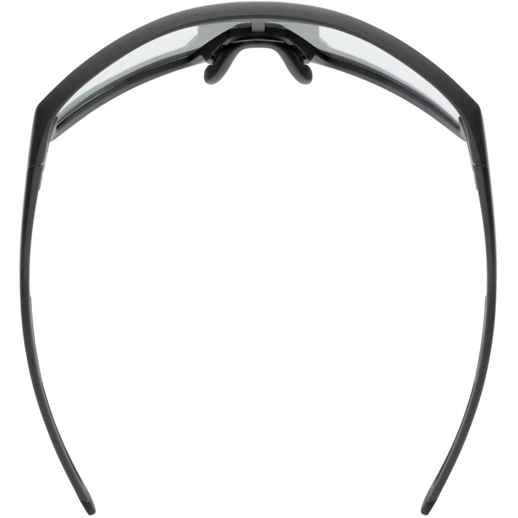 Uvex skyryse V Cycling Glasses - black matt/litemirror silver