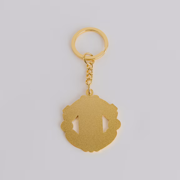 Manchester United Crest Keyring Red