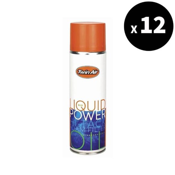 Graisse filtre à air Twin air Huile pour Bio Liquid Power Foam biodégradable - 500ml x12 UniverselRef : TA00549A / 3064936