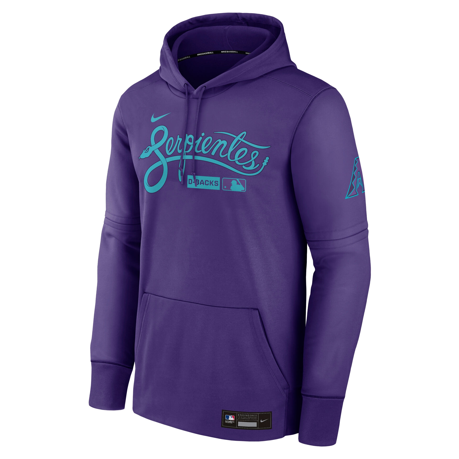 Arizona Diamondbacks City Connect 2026 MLB Authentic Therma Hoodie Purple