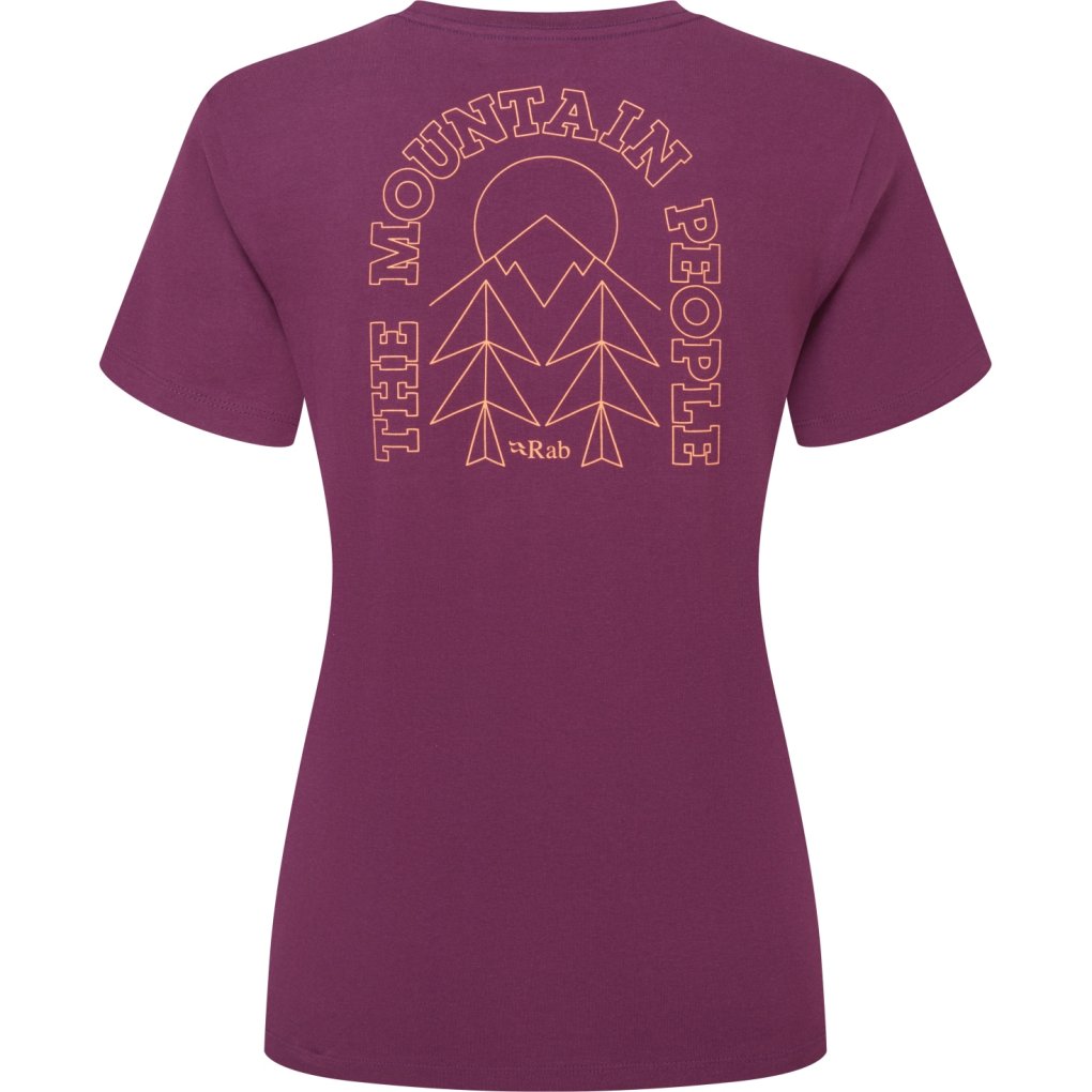 Rab Tuku Cirque Tee Women - mulberry