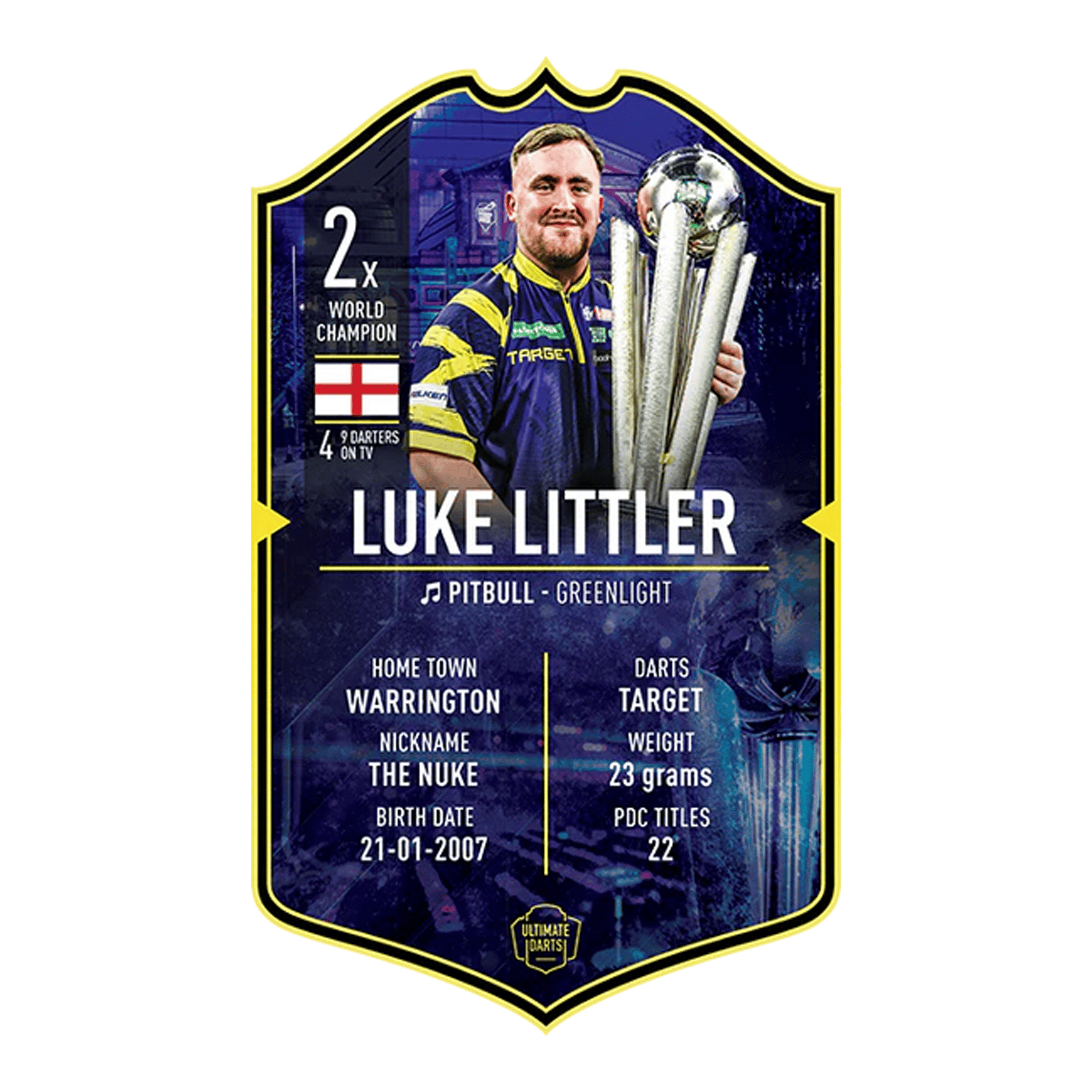 Ultimate Darts Card - Luke Littler World Champion 2026