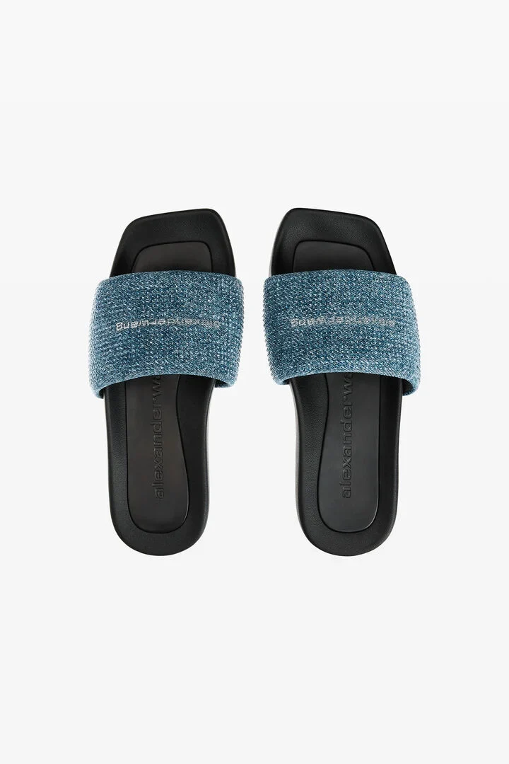 Crystal Denim Pool Slide