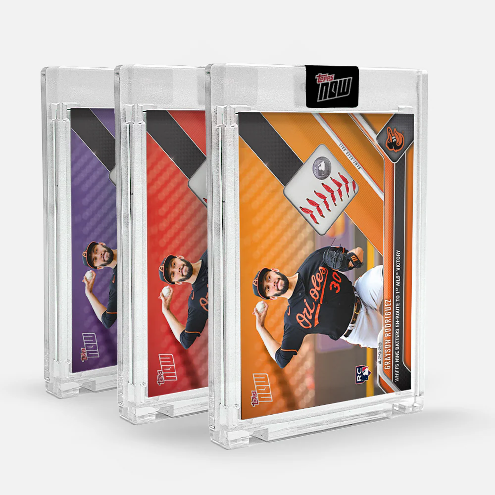 Game-used Ball Relic # to 25 or Lower - Grayson Rodriguez - 2023 MLB TOPPS NOW® Card 200