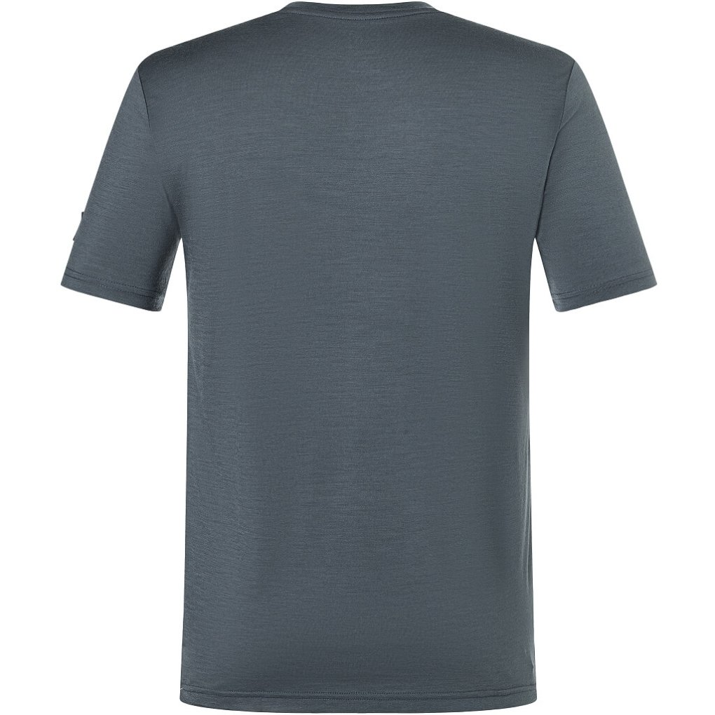 SUPER.NATURAL Landi Bio Tee Men - Turbulence Blue/Feather Grey